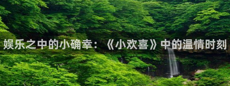 壹号大舞台娱乐app下载安装：娱乐之中的小确幸：《小欢喜》中的温情时刻