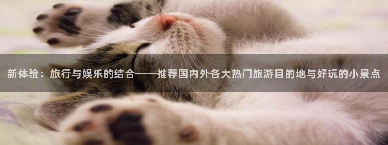 极悦平台游戏官网平台入口：新体验：旅行与娱乐的结合——推荐国内外各大热门旅游目的地与好玩的小景点